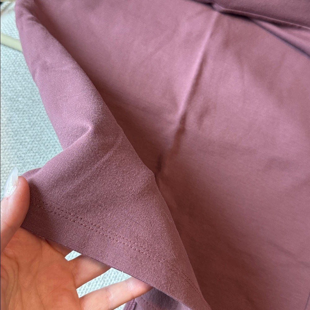 Elegant Dark Purple Mauve Women's Pencil Skirt - Picture 4 of 5